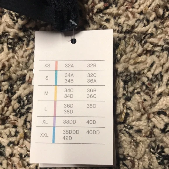 Auden ๐ Black Lace Unlined Long Line Bralette Size XS | NWT - Picture 6 of 7